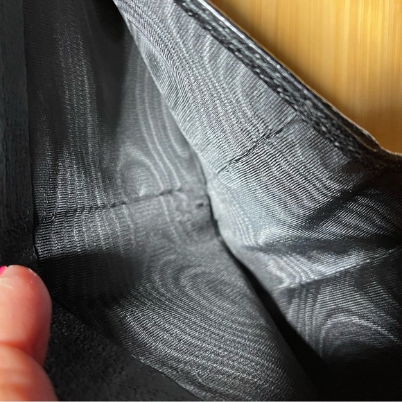 GUCCI GG Logo Plate Canvas Leather Card Bil Wallet Medium Monogram - Picture 9 of 10